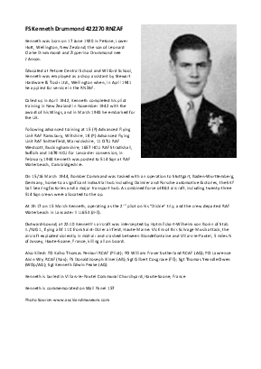 A preview of a PDF biography for Drummond, Kenneth